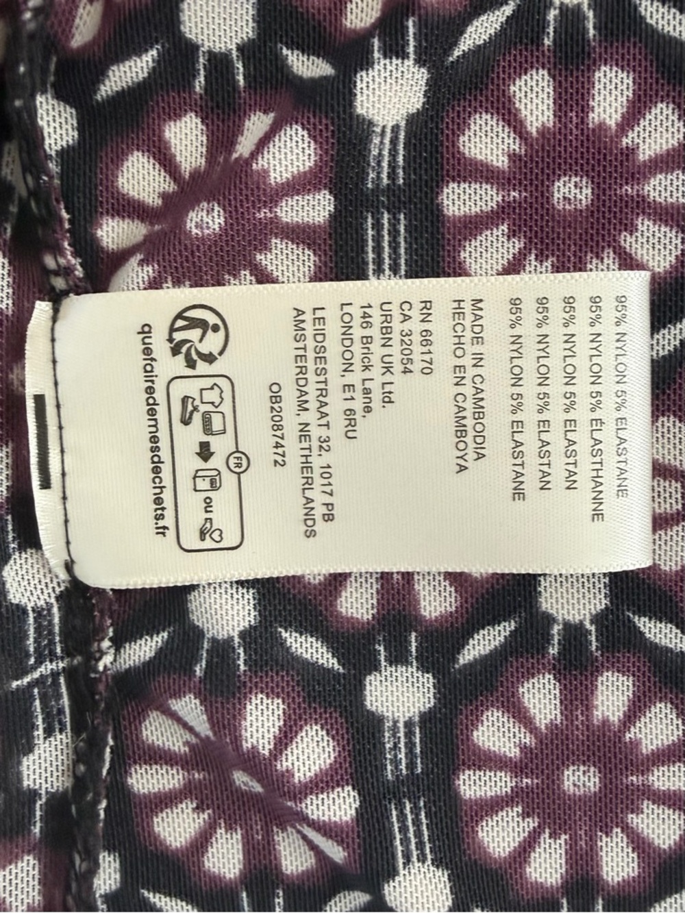 NWT Free People Briella Ruched Black Purple Floral Combo Mesh Boho Midi Dress - Picture 7 of 7